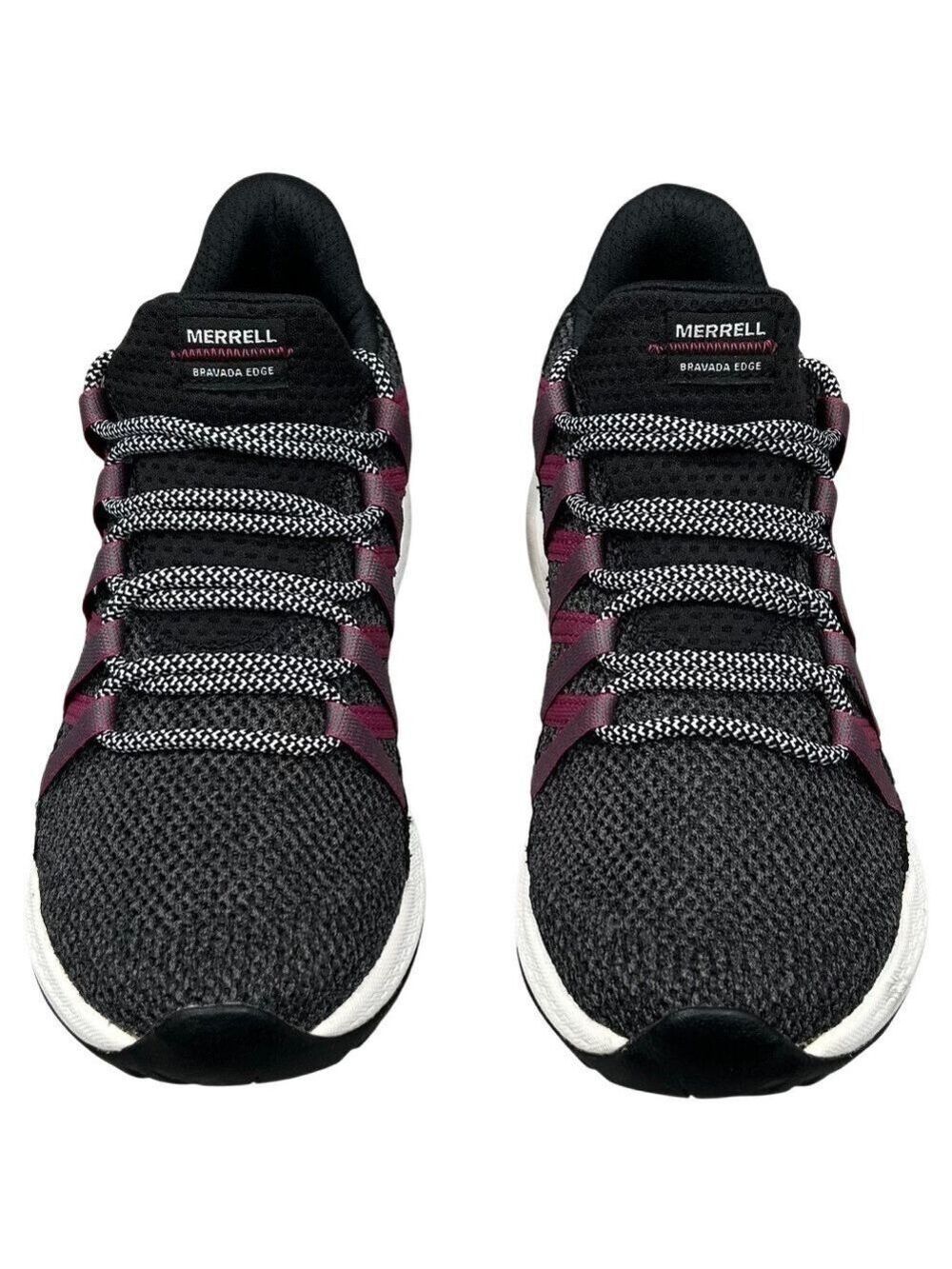 Merrell Women's Bravada Edge Black Fuchsia Hiking Trail Sneaker Shoes Size 7 - Picture 2 of 10
